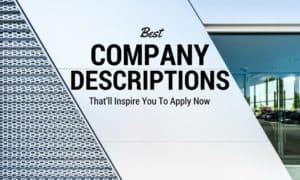 best company descriptions