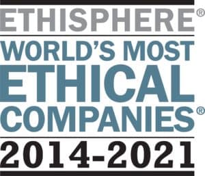 ethisphere: worls most ethical companies 2014-2021 logo