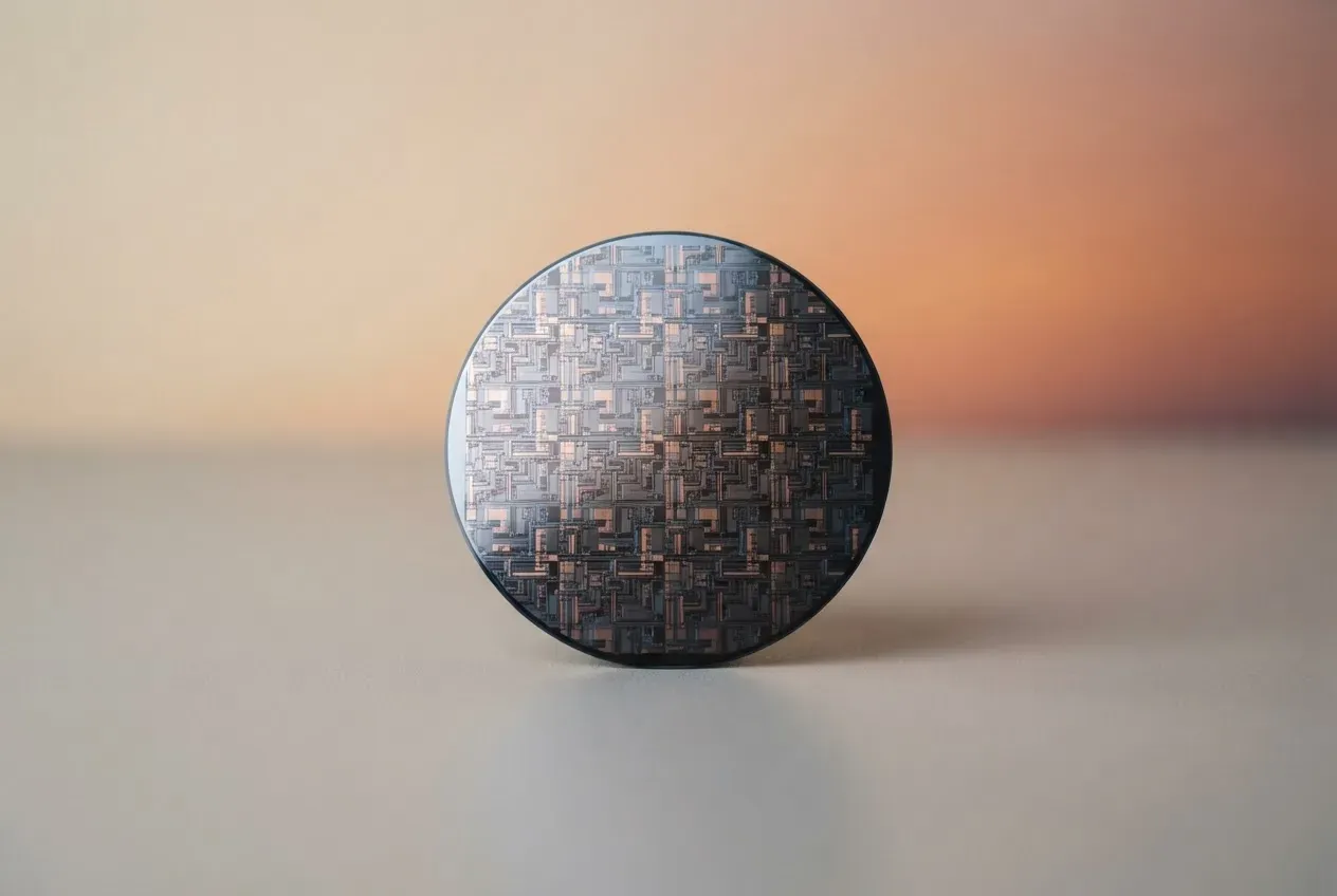 Semiconductor wafer representing Arizona’s growing advanced manufacturing industry